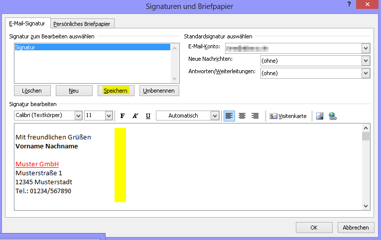 Outlook Signatur Erstellen 02 07 Ausfuhrliche Anleitung