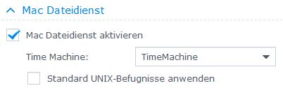Synology DiskStation als Time Machine einrichten DiskStation als Time Machine einrichten