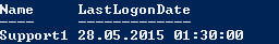 Letzter Login eines Benutzers Letzter Login eines Benutzers