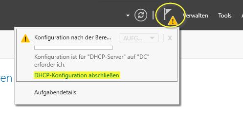 DHCP Server installieren per Powershell