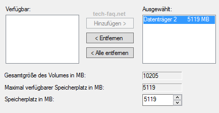 Virtuelle Festplatte vergrößern - Datenträgerverwaltung