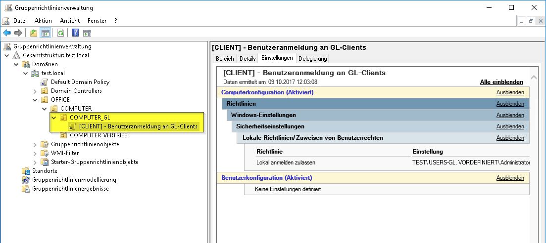 Anmeldung am Computer verweigern per GPO