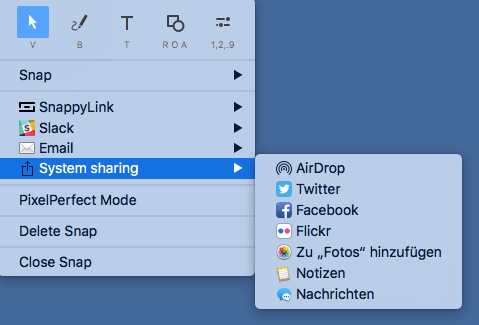 Screenshot erstellen in macOS mit Snappy