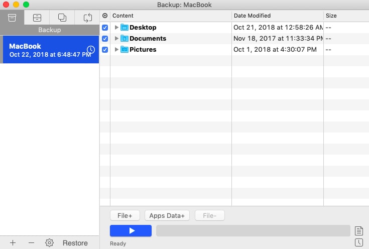 Ordner Backup MacOS ToDo Backup