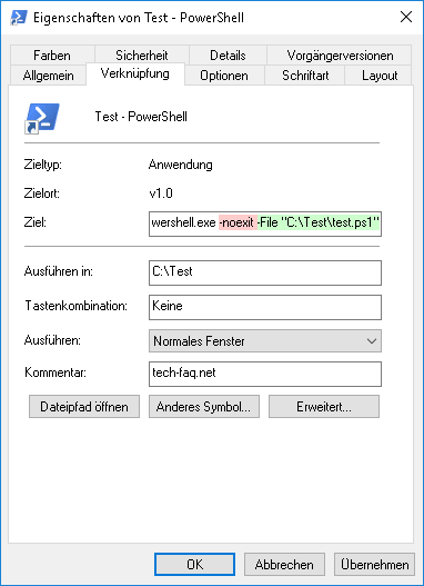 PowerShell Skript ausführen Doppelklick