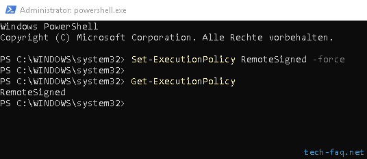 PowerShell Skript ausführen