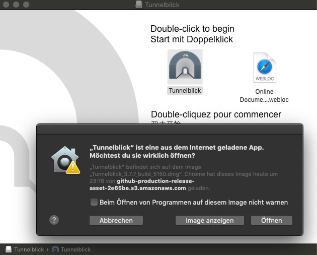 VPN am Mac einrichten mit Tunnelblick VPN am Mac einrichten mit Tunnelblick