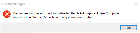 Zugriff auf Programme deaktivieren Zugriff auf Programme deaktivieren