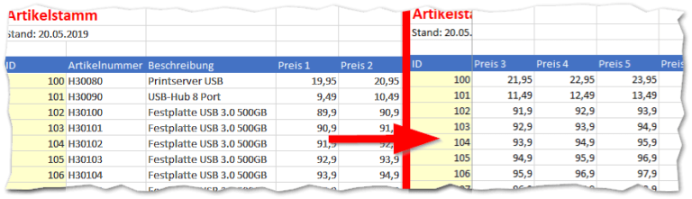 Excel Zeile fixieren | Zeilen und Spalten einfrieren | TECH FAQ