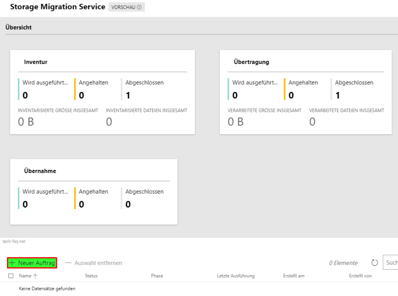 Neuer Auftrag zur Fileservermigration