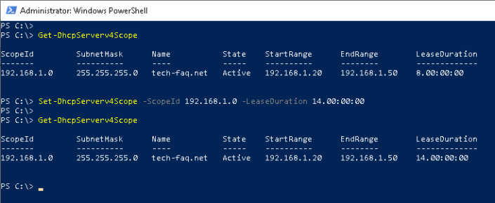 DHCP Lease Time ändern | Windows Server | TECH FAQ