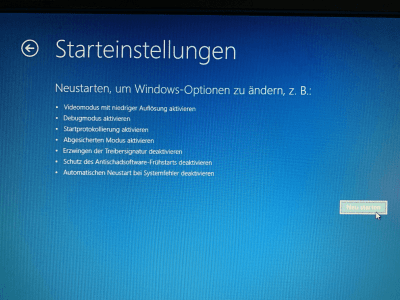 Windows 10 abgesicherter Modus starten