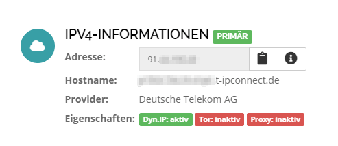 Öffentliche IP-Adresse ermitteln Öffentliche IP-Adresse ermitteln