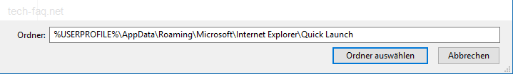 Schnellstartleiste aktivieren in Windows 10 Neue Symbolleiste erstellen