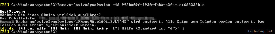 Remove-ActiveSyncDevice - PowerShell Exchange Server