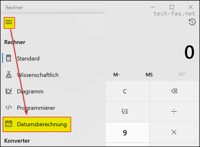 Datumsberechnung mit Windows 10 Bordmitteln. Datumsberechnung mit Windows 10 Bordmitteln.