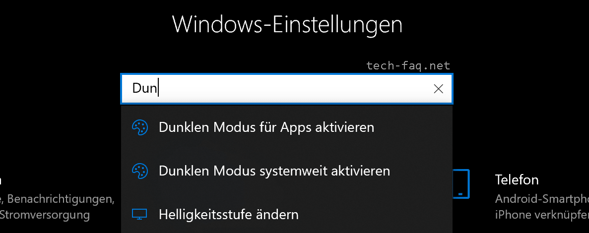 Windows 10 Dark Mode aktivieren