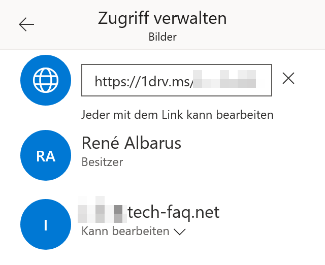 OneDrive Freigabe beenden OneDrive Freigabe beenden