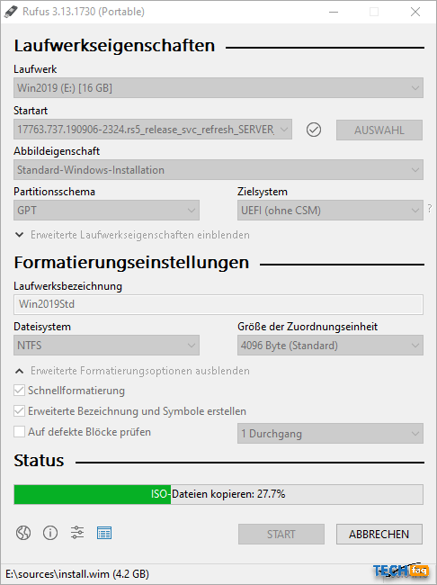 ballon Afslut mistet hjerte UEFI Boot-Stick erstellen | TECH FAQ