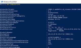 Systeminformationen mit der Powershell auslesen