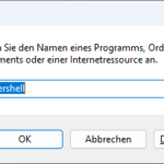 "Ausführen" als Administrator starten